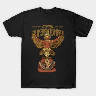 Antique Muay Thai The Golden Garuda T-Shirt